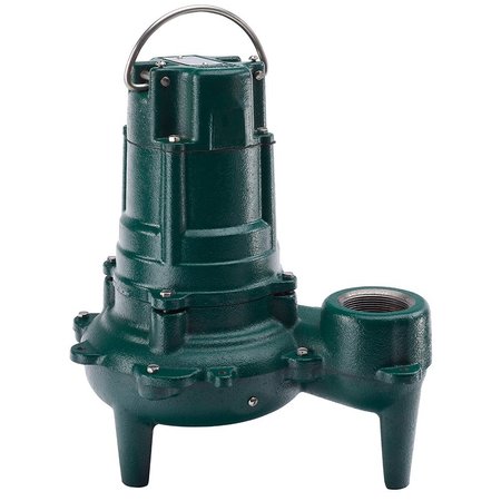 ZOELLER Waste Mate 1/2 HP 115V Cast Iron Non Auto Sewage Pump 267-0013